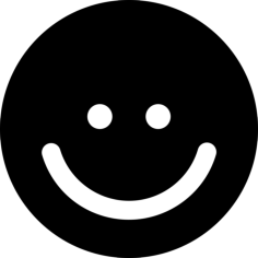 Happy Face Vinyl Cutting Svg File, Free Vectors File